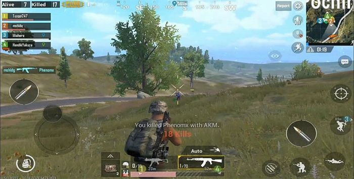 Latihan Aim PUBG Mobile.