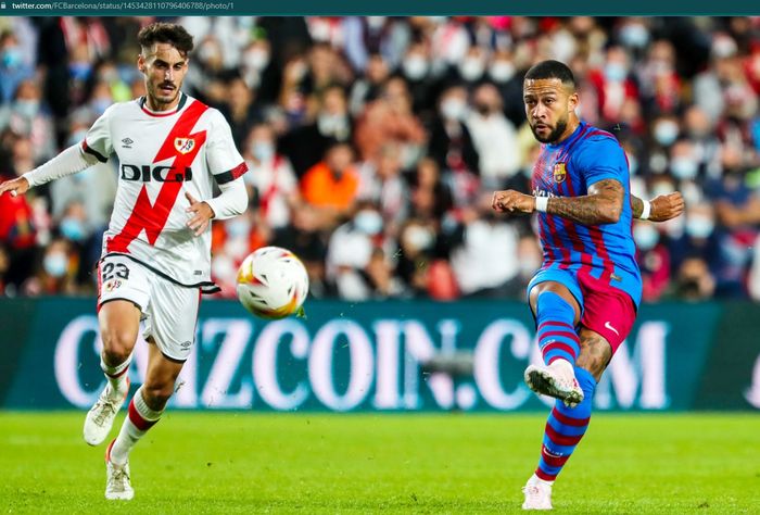 Memphis Depay gagal mencetak gol penalti pada laga melawan Rayo Vallecano dan Barcelona takluk 0-1.