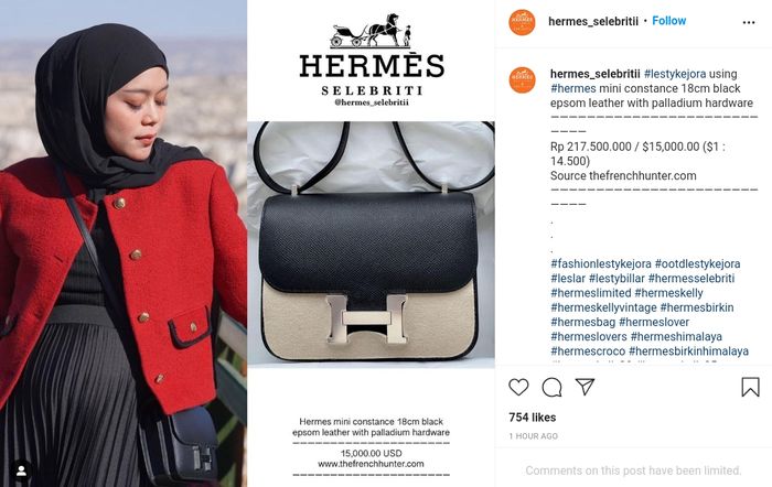 Mengulik Harga Tas Hermes Lesti Kado Rizky Billar sebelum Heboh KDRT  Dibanting dan Cekik - Indozone Beauty