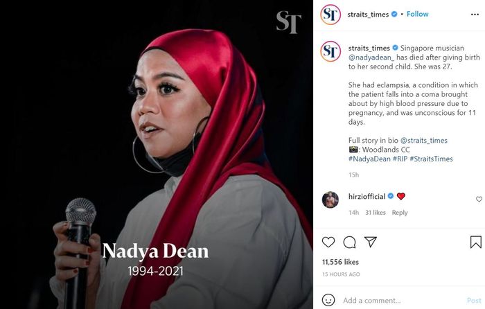 Nadya Dean yang meninggal dunia karena mengalami preklampsia saat melahirkan anaknya