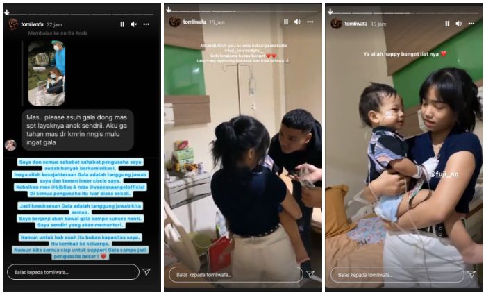 Kondisi Gala, putra Vanessa Angel dan Bibi Ardiansyah