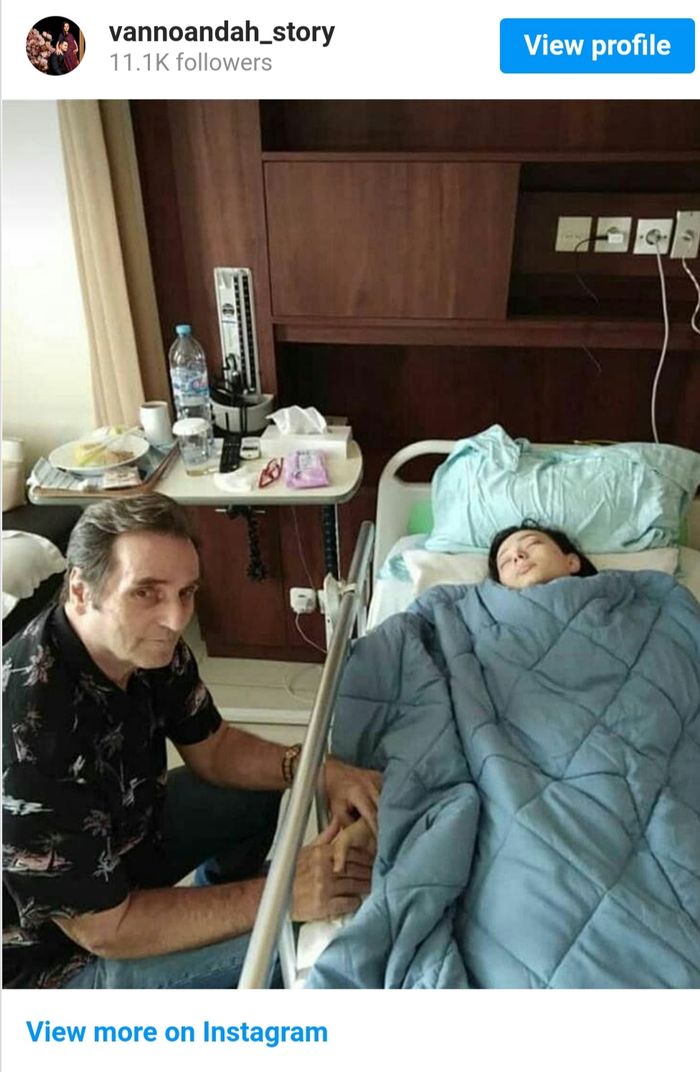 Potret Asmirandah terbaring di rumah sakit