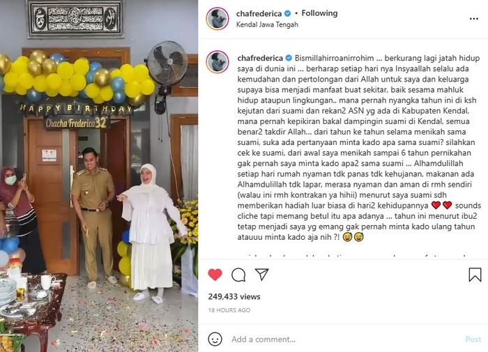 Chacha Frederica bongkar nasibnya usai tinggalkan Ibu Kota