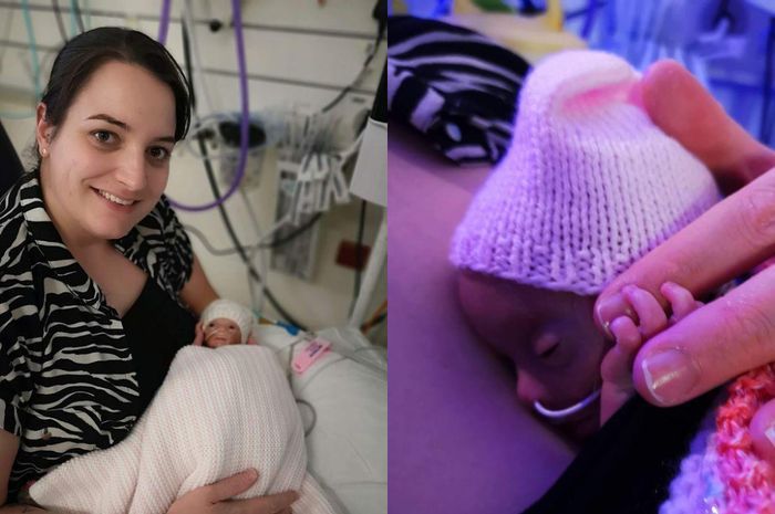 Laura Worsley dan anaknya Ivy, setelah 13 kali keguguran.