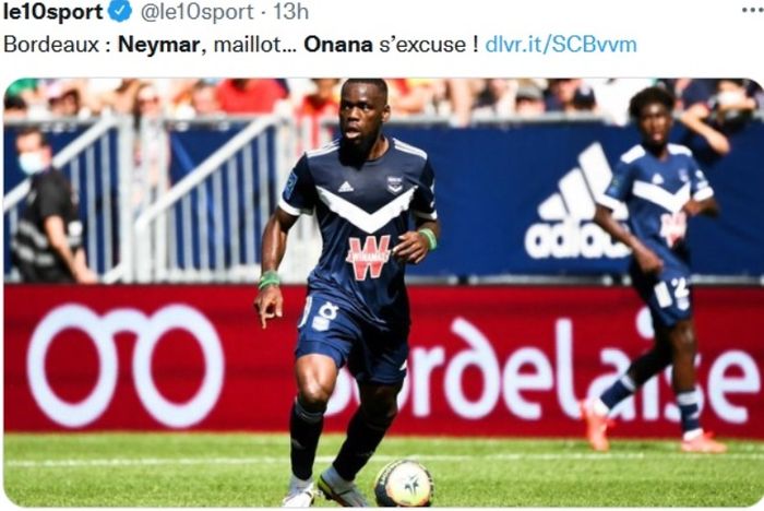 Gelandang Bordeaux, Jean Onana.