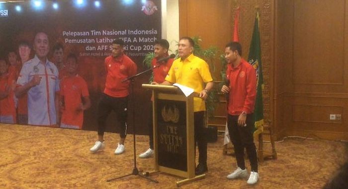 Ketua Umum PSSI, Mochamad Iriawan, memanggil tiga pemain timnas Indonesia, Evan Dimas, Ricky Kambuaya, dan Asnawi Mangkualam