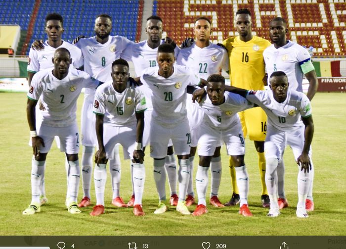 Sadio Mane dan Senegal, lebih dulu lolos ke babak ketiga Kualifikasi Piala Dunia 2022 zona Afrika daripada Mohamed Salah dan Mesir.