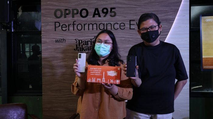 Aryo Meidianto A, PR Manager, OPPO Indonesia, di OPPO A95 Performance Event