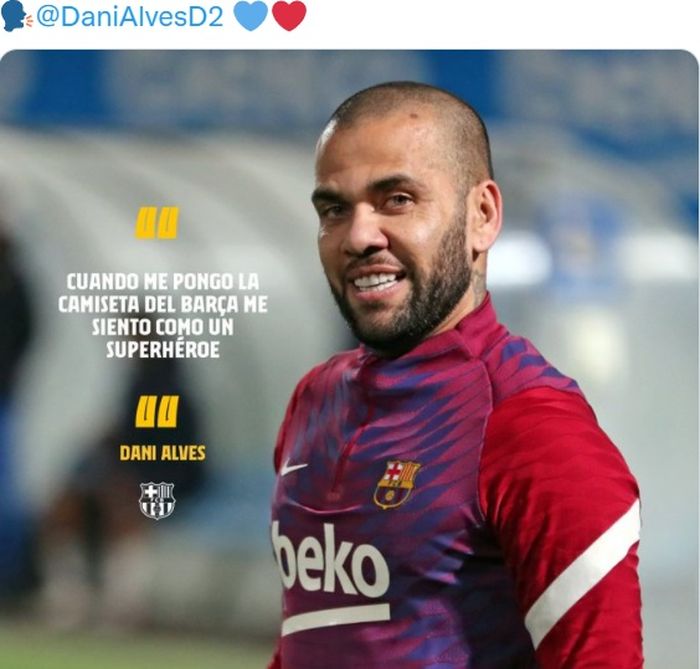 Bek Barcelona, Dani Alves.