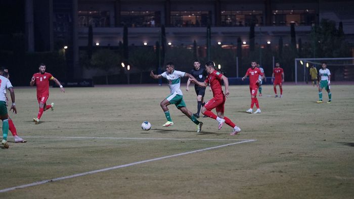 Laga uji coba timnas Indonesia Vs Afghanistan, di Stadion Gloria, Antalya, Turki pada Selasa (16/11/2021)