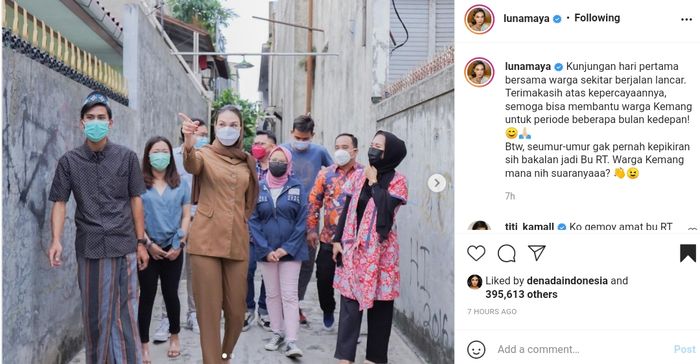 Unggahan Luna Maya