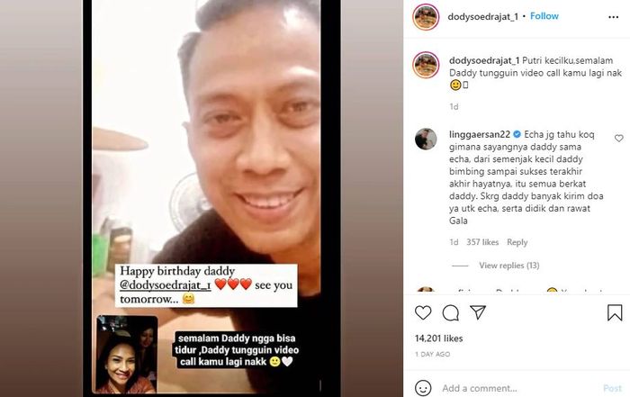 Mantan kekasih Vanessa Angel kirim pesan sendu untuk mertua Bibi Ardiansyah
