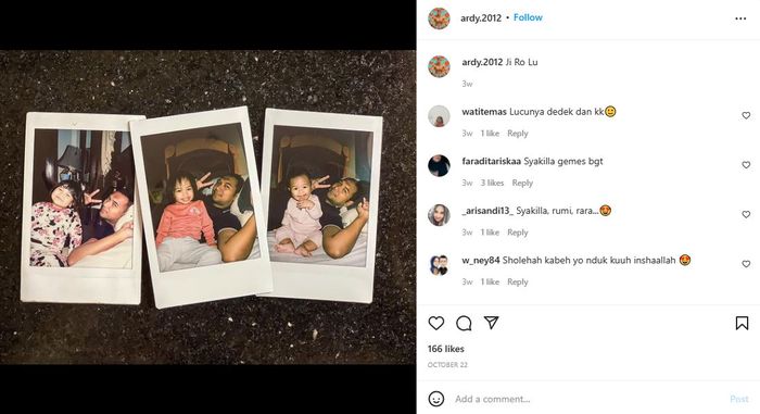 Ardy Prasetya bersama anaknya