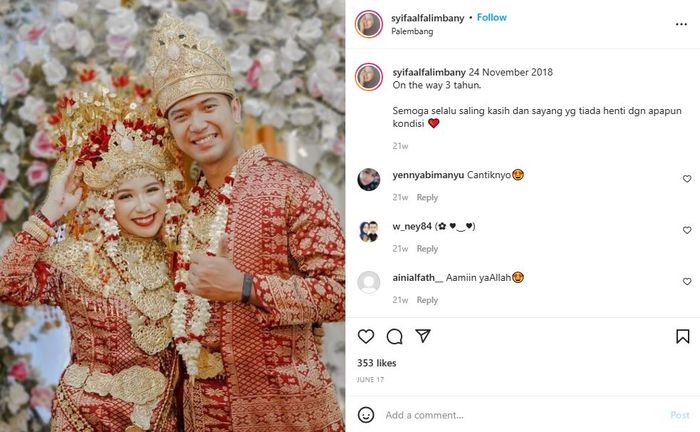 Mantan suami Olivia Nathania, Ardy Prasetya, hidup bahagia setelah menikah dengan istri barunya