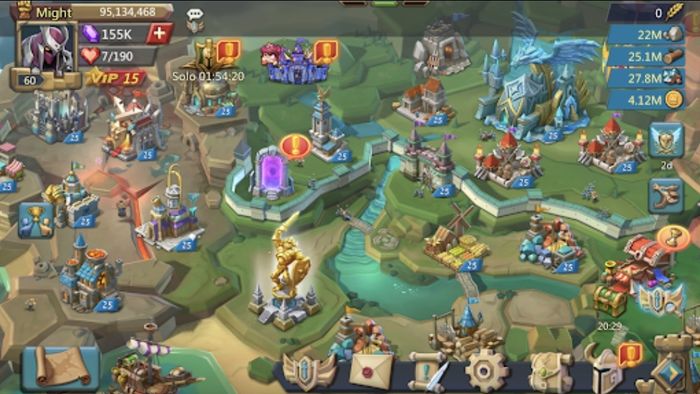 Gameplay Lords Mobile.