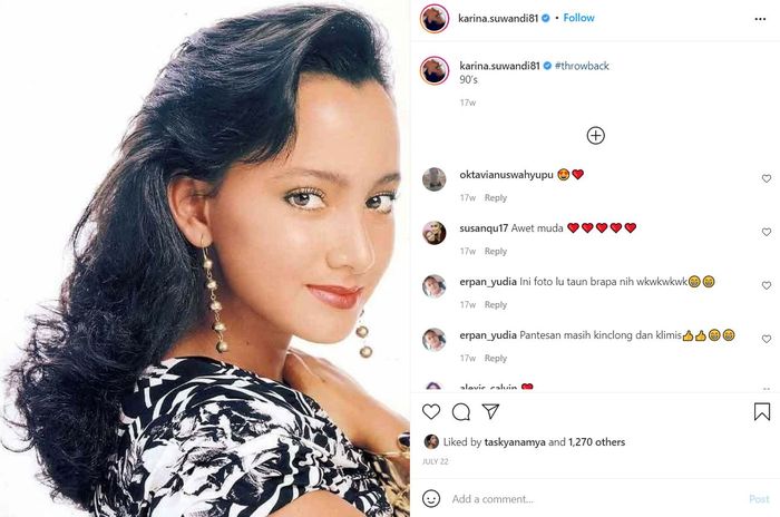 Foto jadul Karina Suwandi