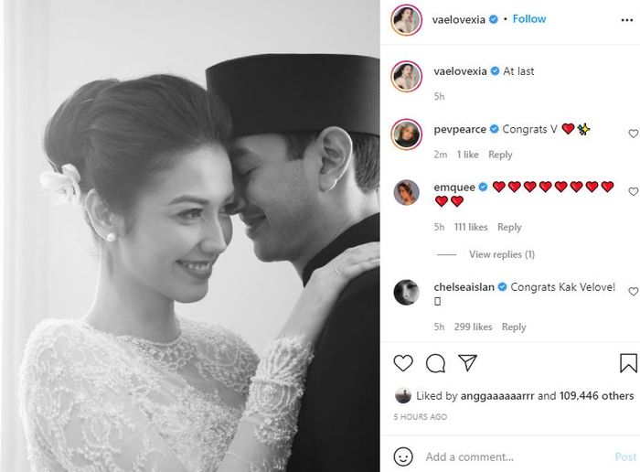 velove Vexia langsungkan pernikahan