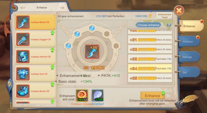 Level up item