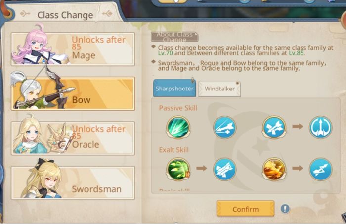 Class Change