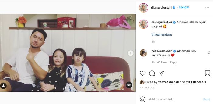 Kejutan kehamilan Dian Ayu Lestari