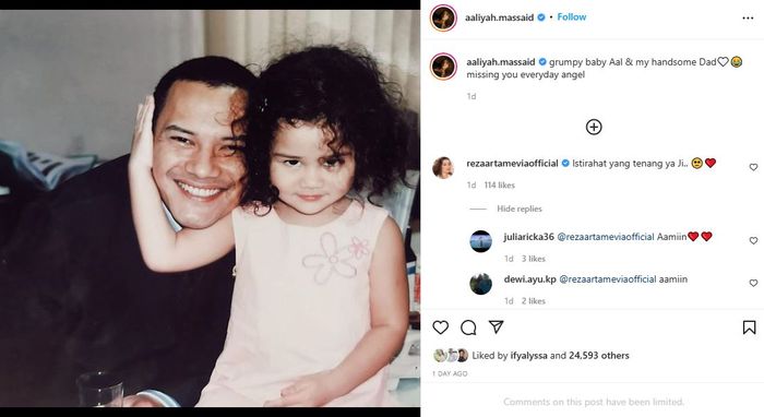 Reza Artamevia kepergok panggil mantan suaminya dengan sebutan 'Ji'