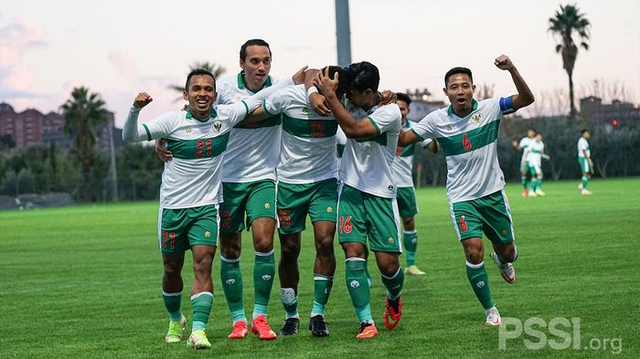 Para pemain Timnas Indonesia untuk Piala AFF 2020.