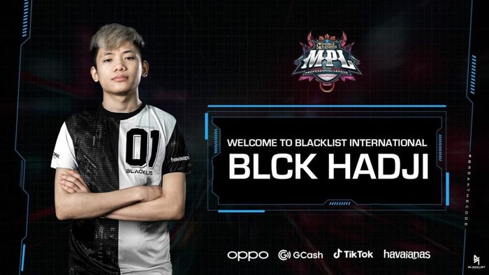 Pro Player bernama HAD JI dari tim Blacklist International