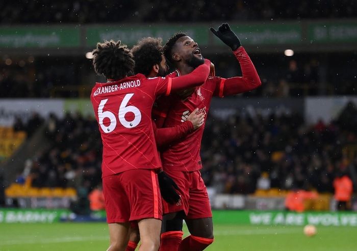 Striker Liverpool, Divock Origi (27) ungkap pesan dari Juergen Klopp sebelum cetak gol kemenangan 