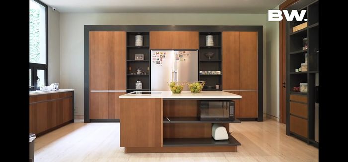 Dapur di rumah artis Christie.