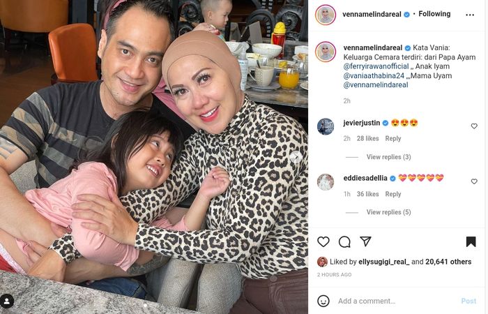 Unggahan Venna Melinda