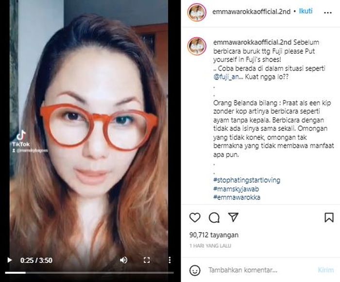 Emma Warokka ungkap hal mengejutkan soal Fuji
