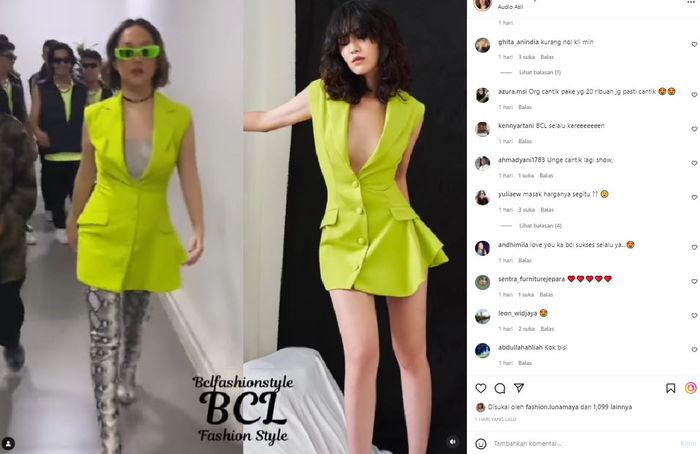 Komentar netizen menanggapi penampilan nyentrik ala Bunga Cita Lestari