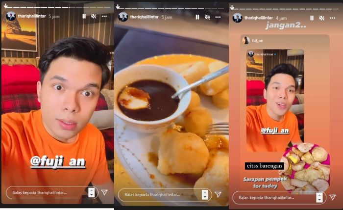 Story Instagram Thariq Halilintar