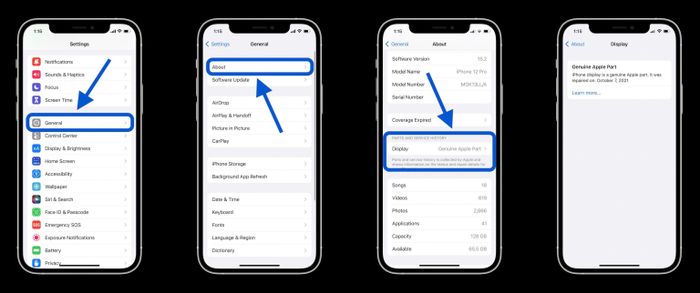 Cara cek riwayat perbaikan iPhone di iOS 15.2