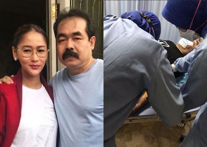 Inul Daratista histeris saat tahu kondisi suaminya Adam Suseno