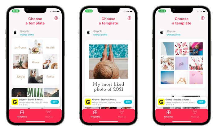 Top 9 for Instagram Photos Versi Pro