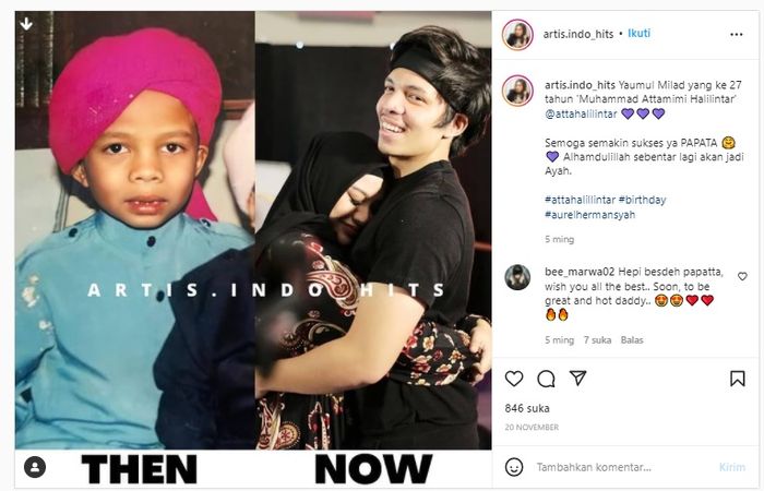 Foto Masa Kecil Atta Halilintar