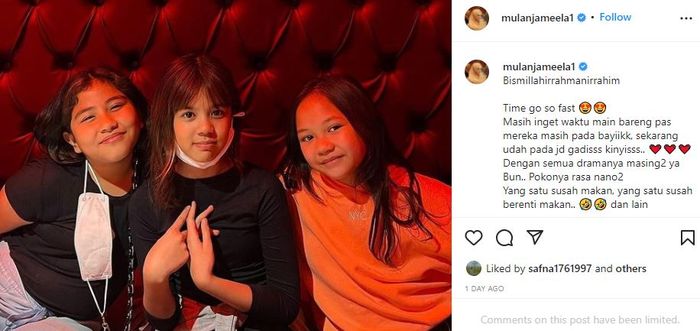 Postingan Mulan Jameela