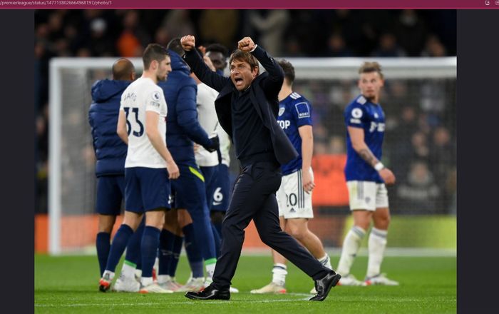 Pelatih Tottenham Hotspur, Antonio Conte.