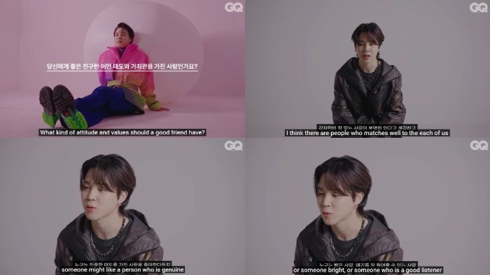 Wawancara Jimin dengan majalah GQ Korea