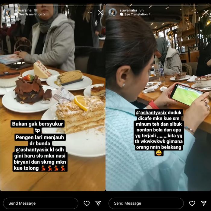 Ashanty yang direkam oleh Uteng