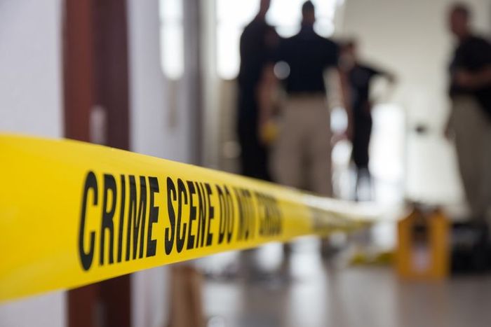 Ilustrasi garis polisi 