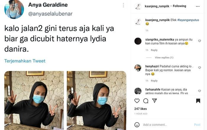 Anya Geraldine ungkap terpakas pakai pakaian tertutup supaya tak dicubit haters Lydia