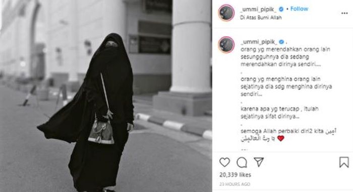 Jarang bersuara soal gosip pelakor, Umi Pipik bagikan kata-kata bijak