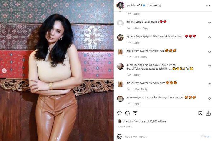 Komentar netizen dalam postingan <a href='https://manado.tribunnews.com/tag/yuni-shara' title='Yuni Shara'>Yuni Shara</a>
 