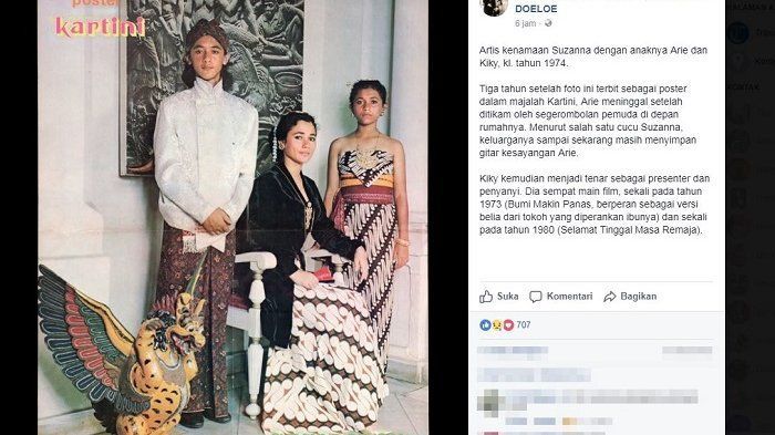 Wajah anak-anak Suzanna