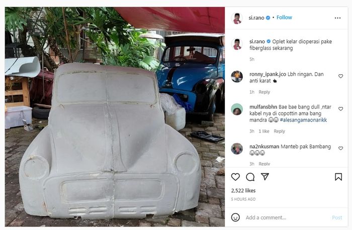 Kondisi oplet si doel sekarang