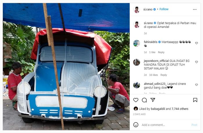 Kondisi Oplet si Doel sekarang