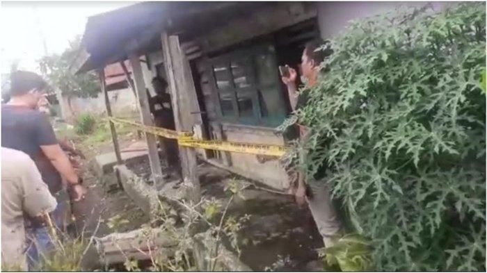 Tempat kejadian perkara istri dibakar suami sendiri