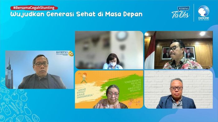 Webinar yang diadakan Harian Kompas dan Danone Indonesia berjudul 